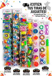 Surtido de Tiras de Juguetes